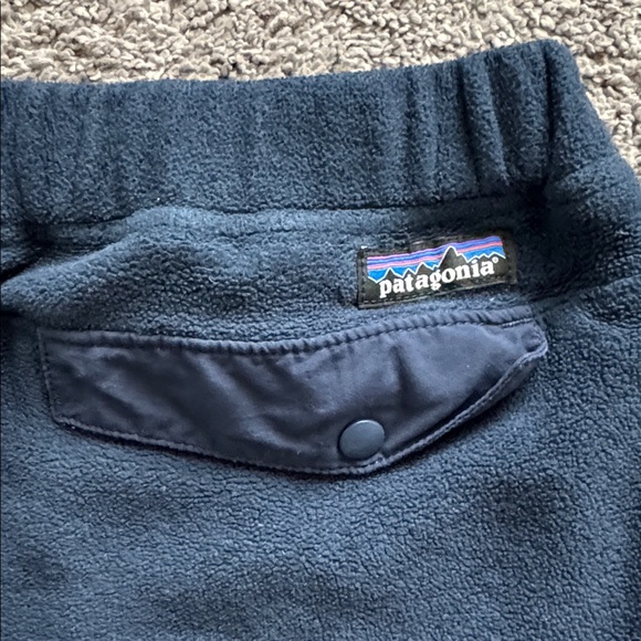 Patagonia Men’s Lightweight Synchilla Snap-T Fleece Pants Navy Size M - Picture 12 of 15